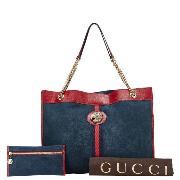 GUCCI Red Leather Shoulder Bag - Picture 15 of 16